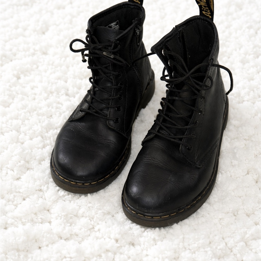 Dr. Martens Black Leather Boots